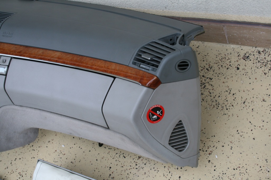 фото №9, Mercedes w220 lift приборная панель приборная натяжители