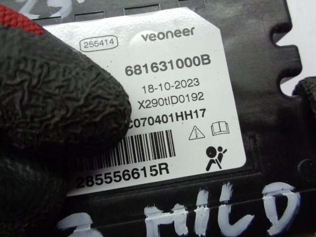 фото №4, Модуль датчик подушка безопасности renault austral 1.3 mild hybrid 2023 rok