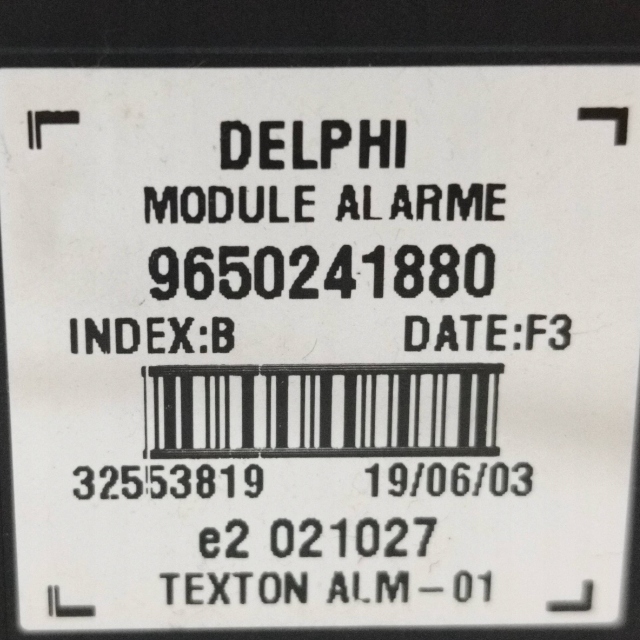 фото №9, 2003 lancia phedra блок управління сигналізація 9650241880