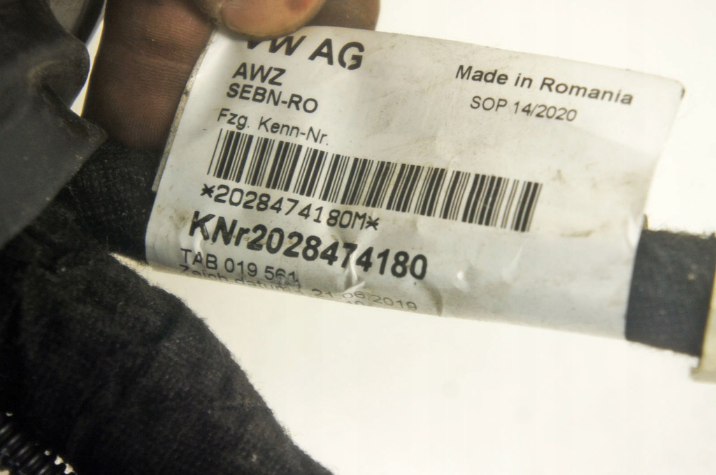 фото №7, Th351 skoda octavia iv джгут салону 5e3970727a 5e3970733b 5e3970744c eu