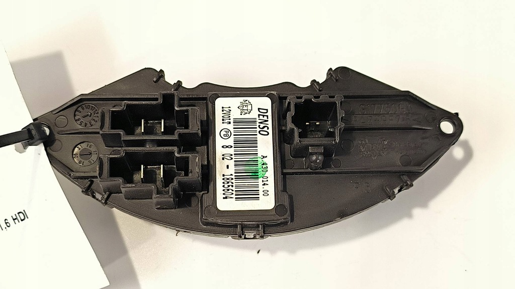 фото №1, Резистор вентилятор a43001400 citroen berlingo ii