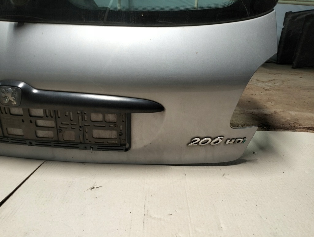 фото №5, Крышка багажника задняя peugeot 206 ezac 3d