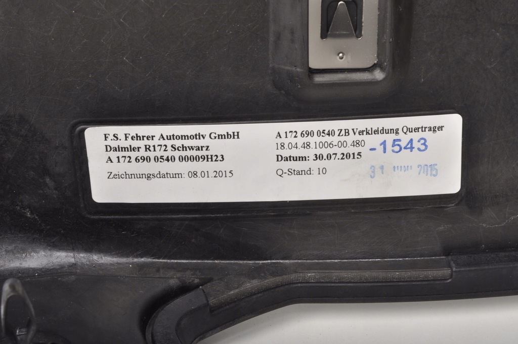 фото №14, Mercedes w172 r172 молдинг накладка a1726900540