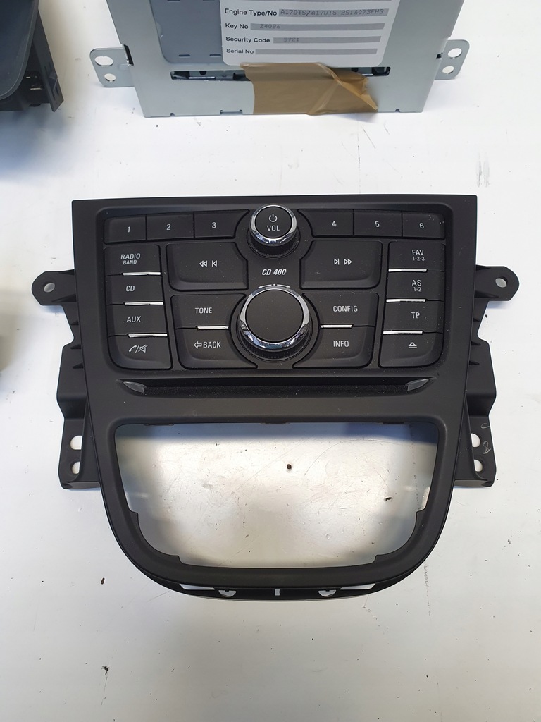 фото №2, Opel mokka радио cd 400 95324199 набор