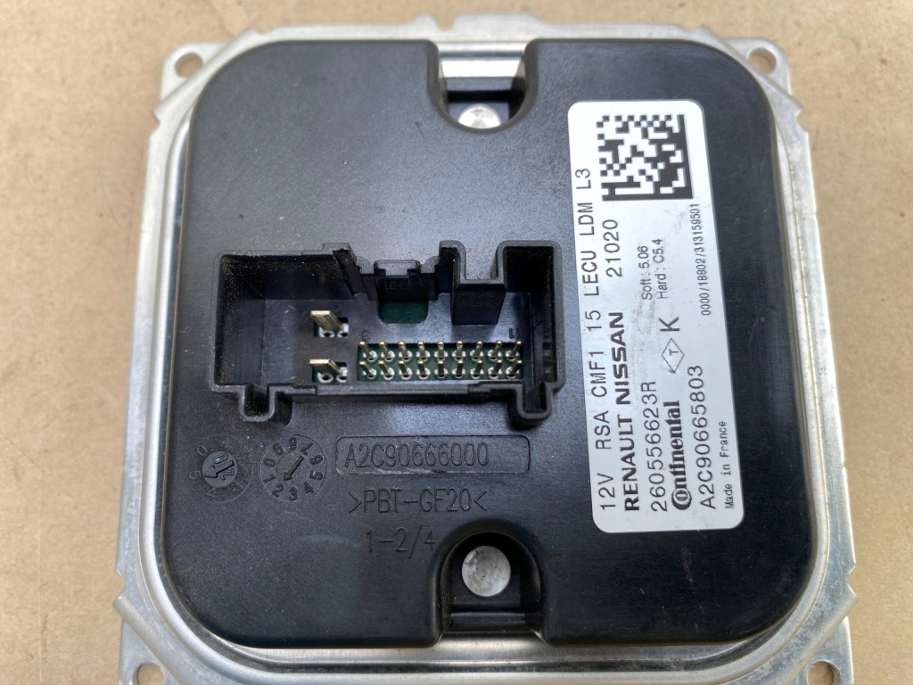 фото №3, Модуль лампы renault clio iv kadjar megane iv блок управления led 260556623r