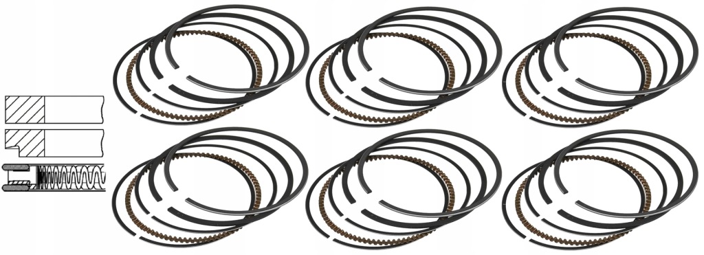 Купить Кольца поршневые mitsubischi montero payero 93mm