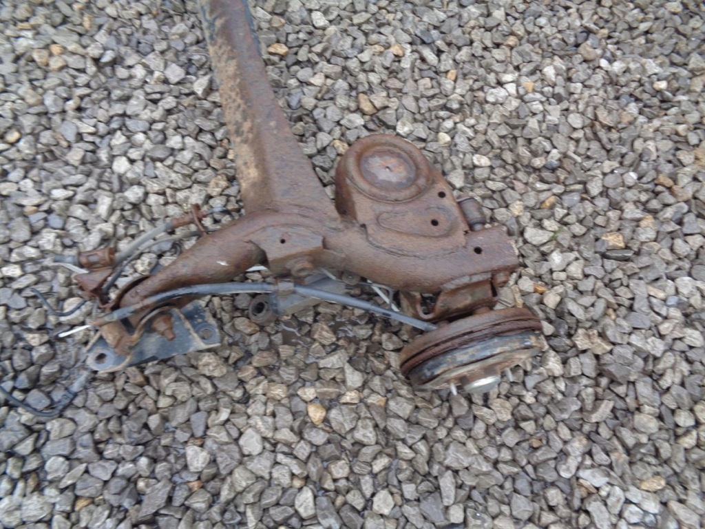 фото №10, Балка задняя подвеска oś задняя тяга тормозные барабаны fiat 500 07-