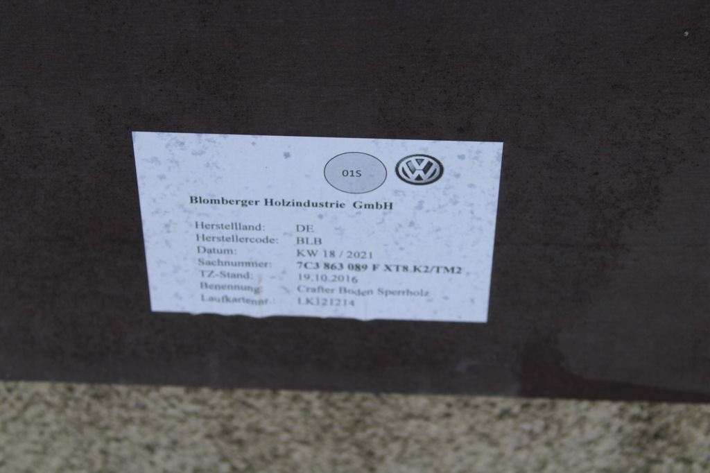 фото №9, Підлога кузов vw crafter man 7c3863089f 7c0863678l