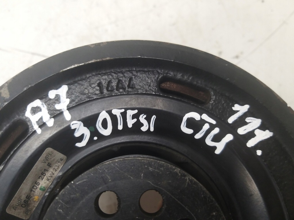 фото №8, Шків колінчастого вала 3.0 tfsi a7 4g s4 b8 q7 c7 s5 ctu 06e105251f