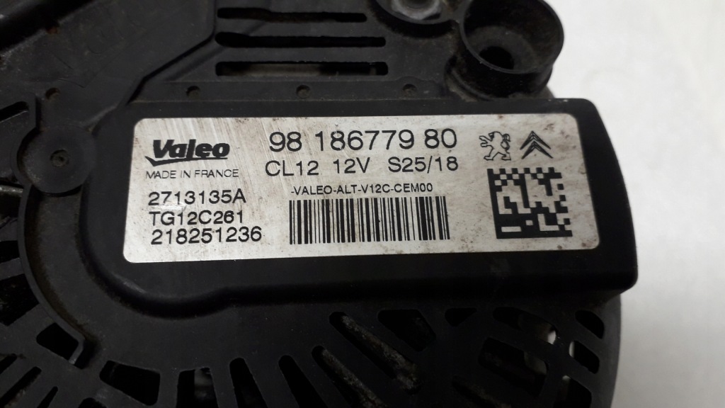 Citroen peugeot opel 1.2thp генератор 9818677980 Киев