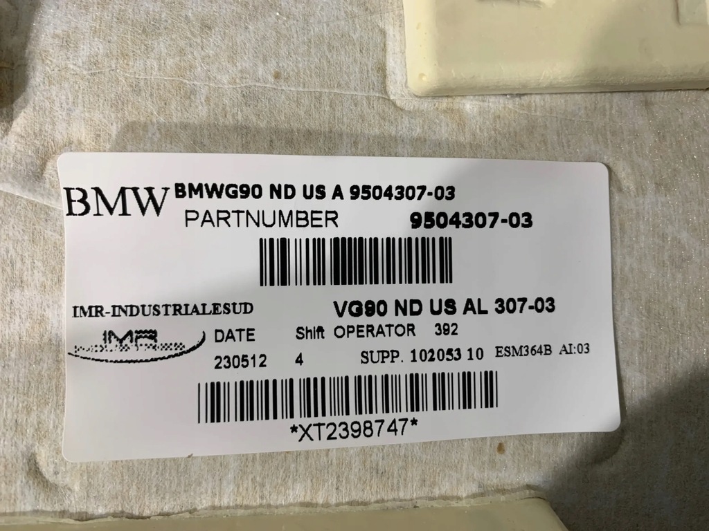 фото №6, Bmw 5 g60 g90 потолок потолок alcantara новый оригинал