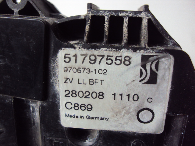 фото №5, Замок дверь правый перед fiat grande punto 5d 05-