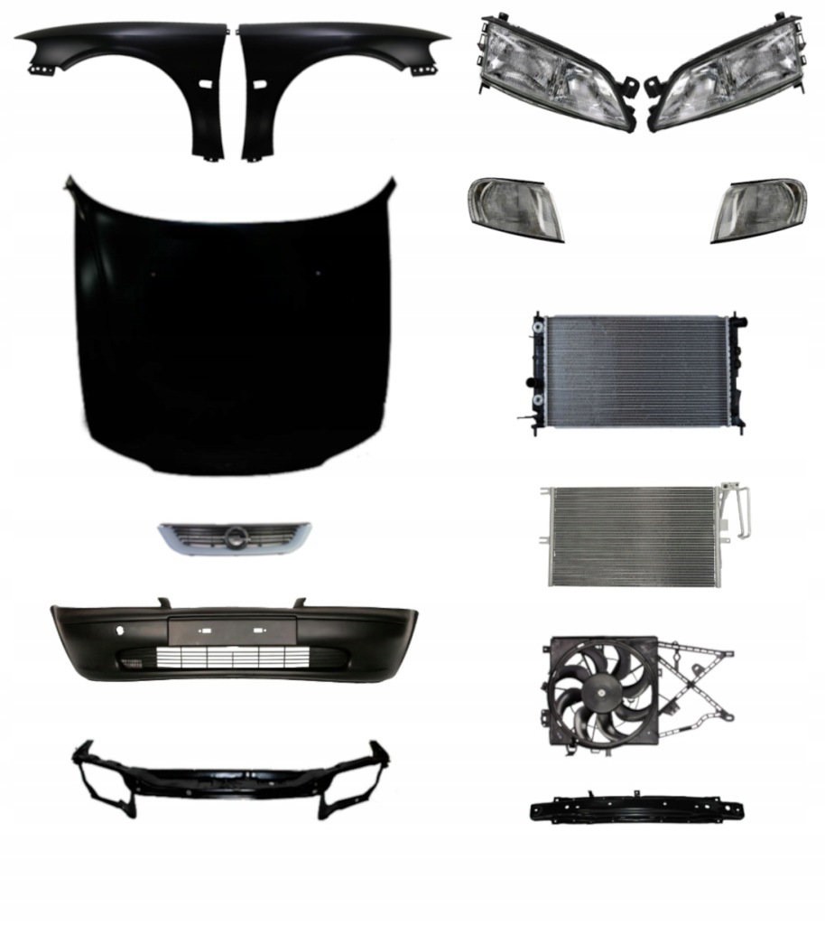 фото №1, Opel vectra 95-99 бампер pas капот крыло