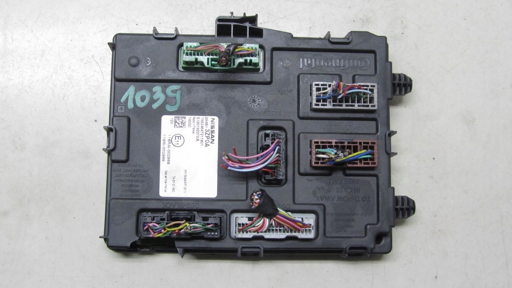 фото №1, Nissan pulsar 1.2 модуль блок управления bsi 284b13zp0a