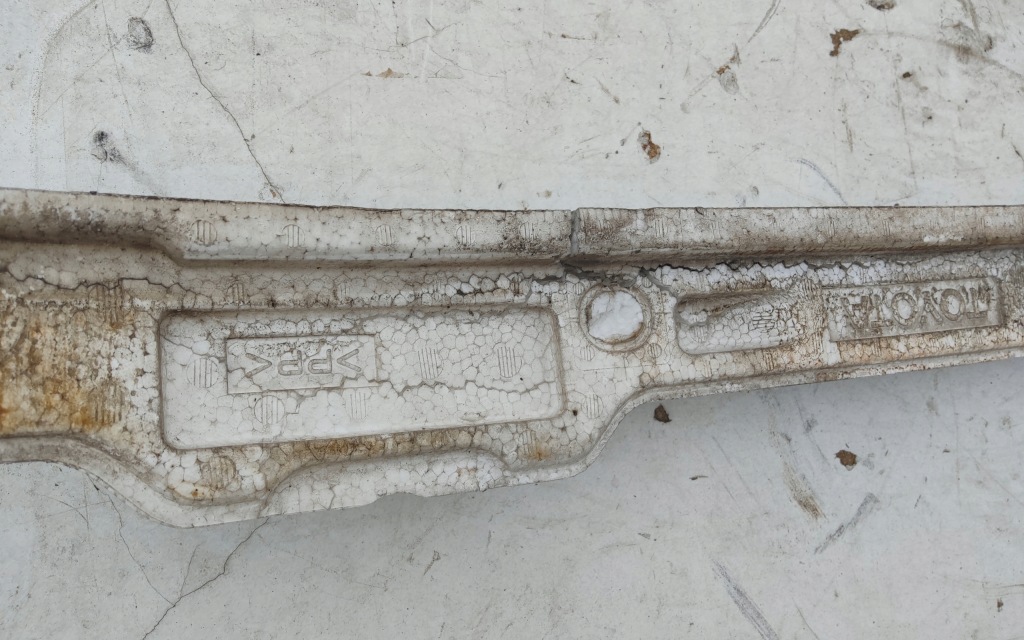 фото №8, Абсорбер бампера вкладка пенополистирол corolla e15 lift 09-12 52611-12270