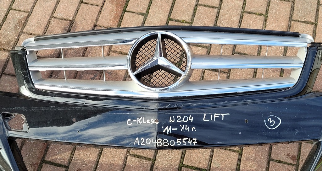 фото №6, Mercedes c-klasa w204 lift 11-14 бампер передній