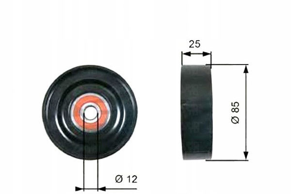 фото №2, Gates ролик натяжителя nissan almera ii 1.5 n16