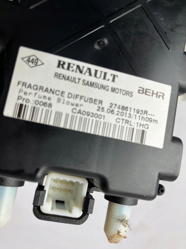 фото №5, Dekor консолі правий renault zoe освіжувач