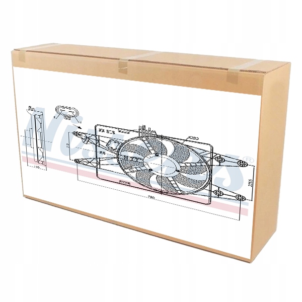 фото №1, Вентилятор радиатора nissens do fiat doblo 1.6