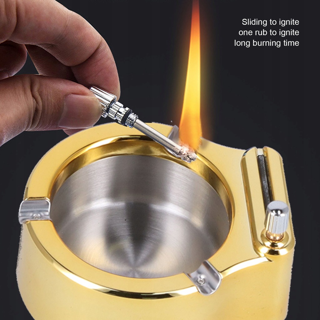 фото №8, Попільничка papierosowa прикурювач ze нержавіюча сталь