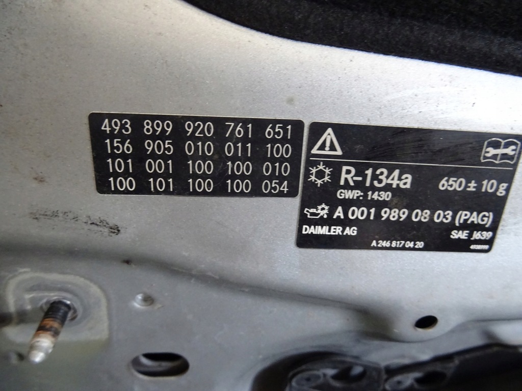 фото №5, Mercedes gla 156 x156 w156 капот крышка 761