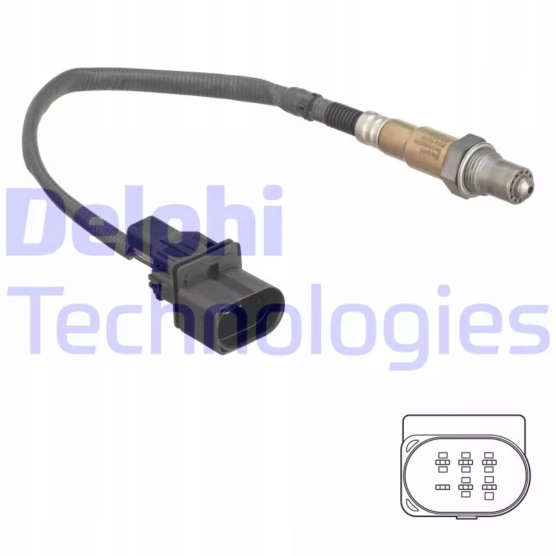 фото №3, Датчик лямбда-зонд delphi es21239-12b1 es2123912b1