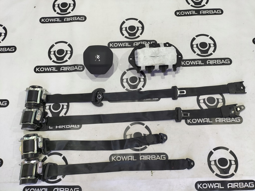 фото №8, Peugeot 208 ii gt 2019 приборная панель консоль подушка безопасности ремни оригинал fabrycznie nowa