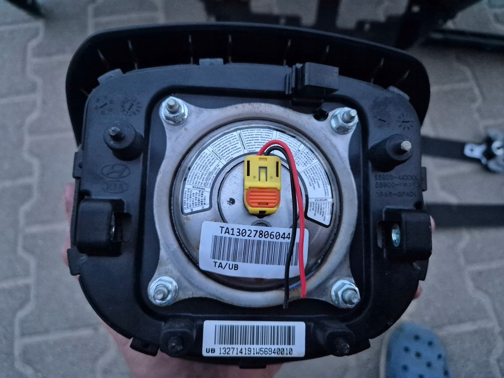 фото №8, Kia rio 3 iii 10-16 подушка безпеки консоль ремені оригінал комплект