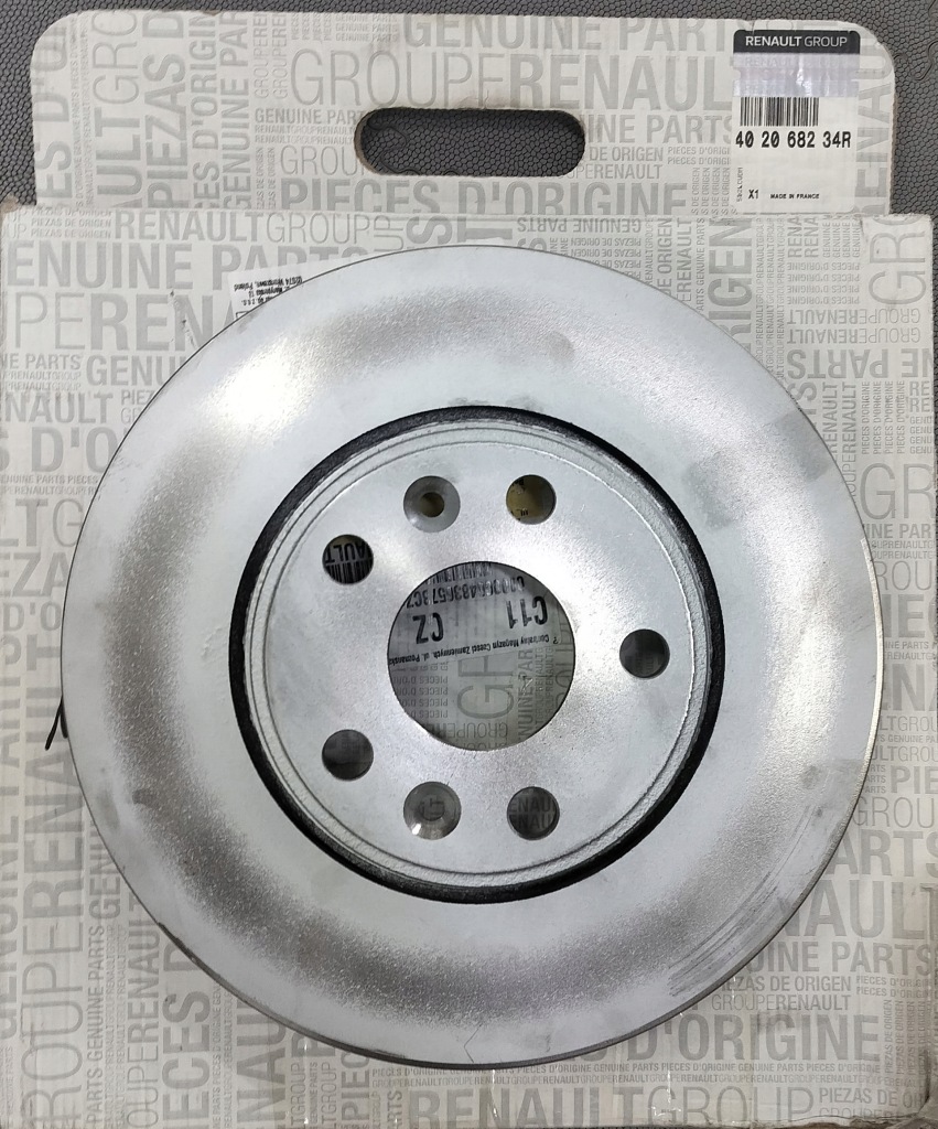 фото №1, Диск гальмівна перед renault kangoo ii 402068234r