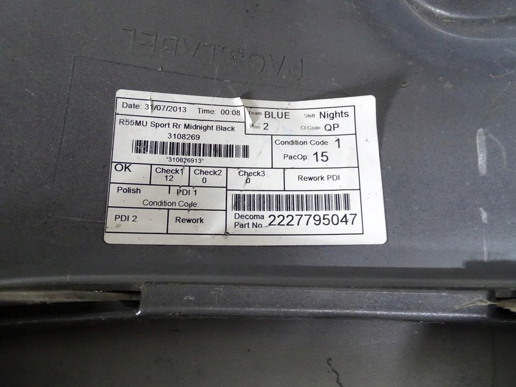 фото №14, Бампер задняя задний pod pdc mini clubman s r55 lift fl 2010-2014 - 7260565