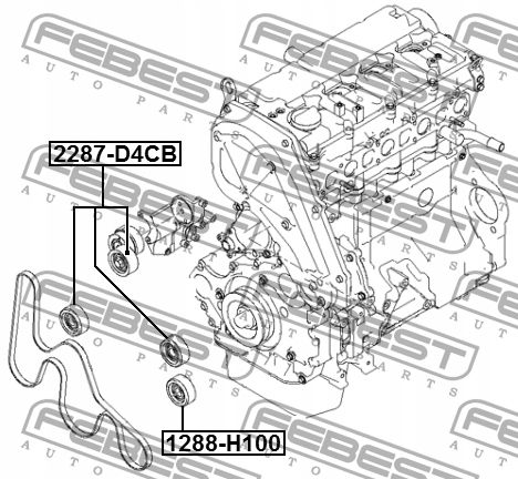 фото №9, Febest ролик натягувача hyundai h-1 07 2007-2015 gen
