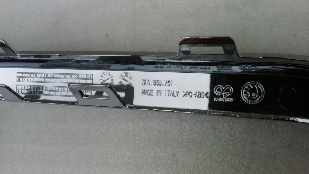 фото №6, Skoda yeti хром рамка решётка радиатора 5l0853761