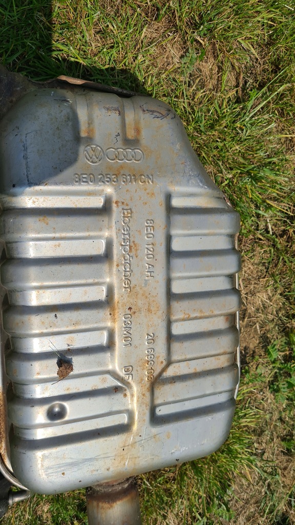 фото №13, Audi a4 b6 b7 2.5 tdi quattro гасник система випускний 8e0253411at