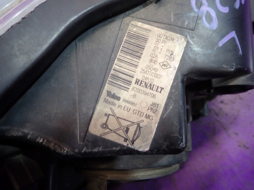 фото №6, Renault espace iv jk lift fl 06-12 ксенон лампа фара лівий 8200394706