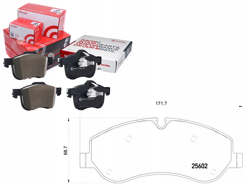 фото №1, Тормозные колодки тормозные ford tourneo custom 2.2 tdci