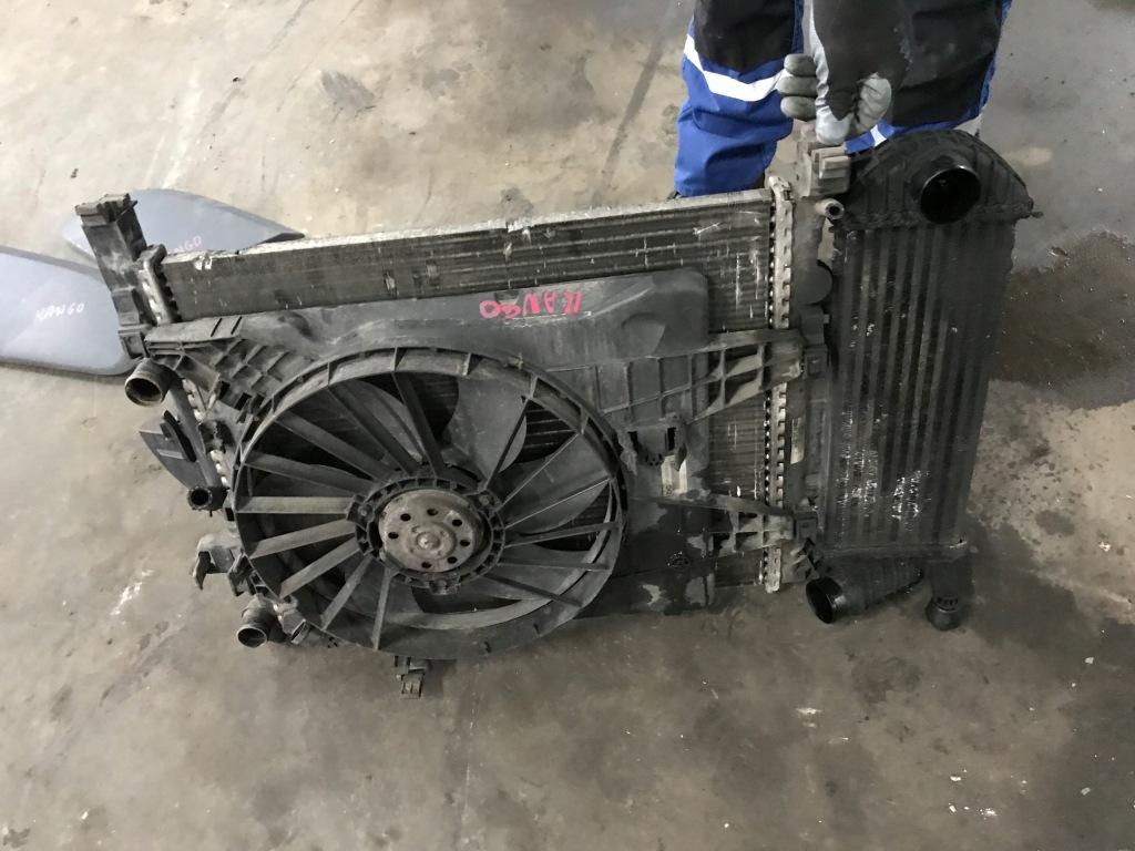 фото №1, Remault kangoo ii 08-1.5 dci радиатор интеркулер