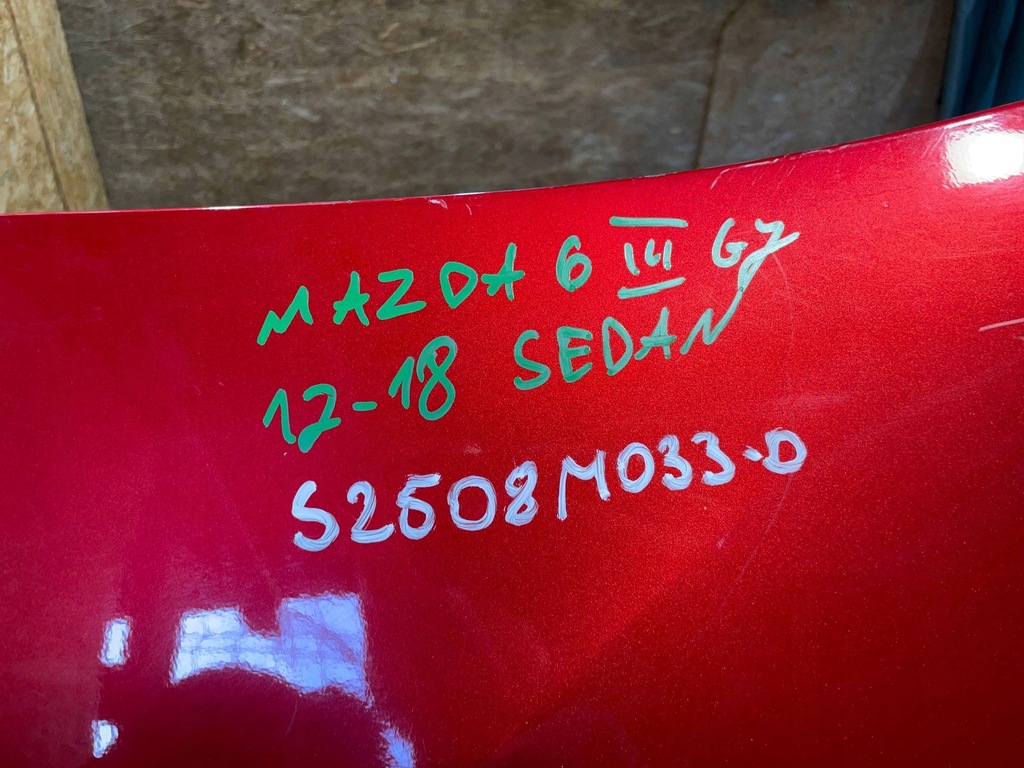 фото №11, Mazda 6 gj iii 3 12-18 sedan бампер задняя задний