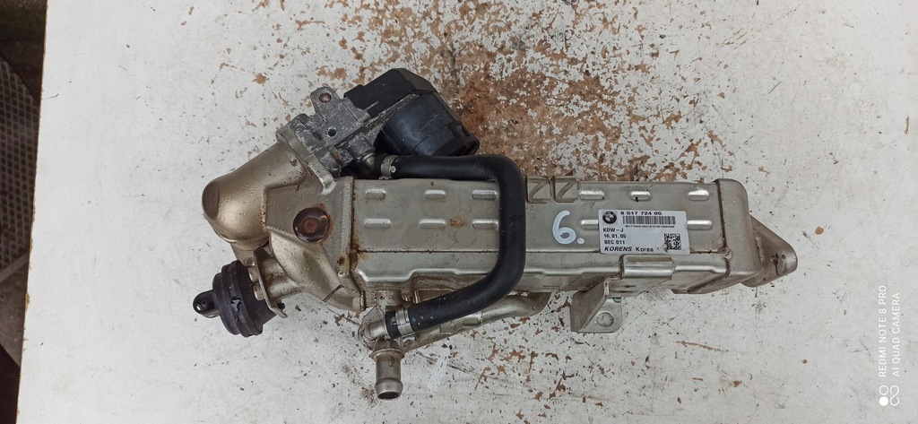 фото №1, Bmw f10 f15 3.0d 2.0d радиатор выхлопных газов egr 8517724