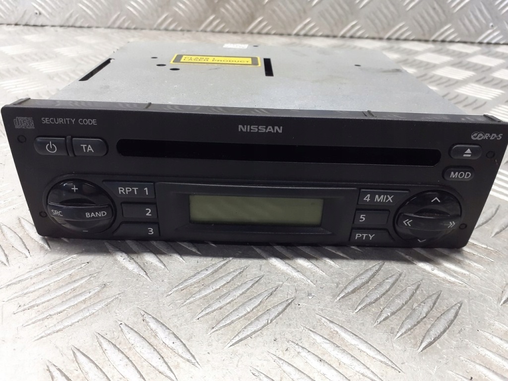 фото №1, Радио заводской cd nissan note e11 1.5 dci 7645389318