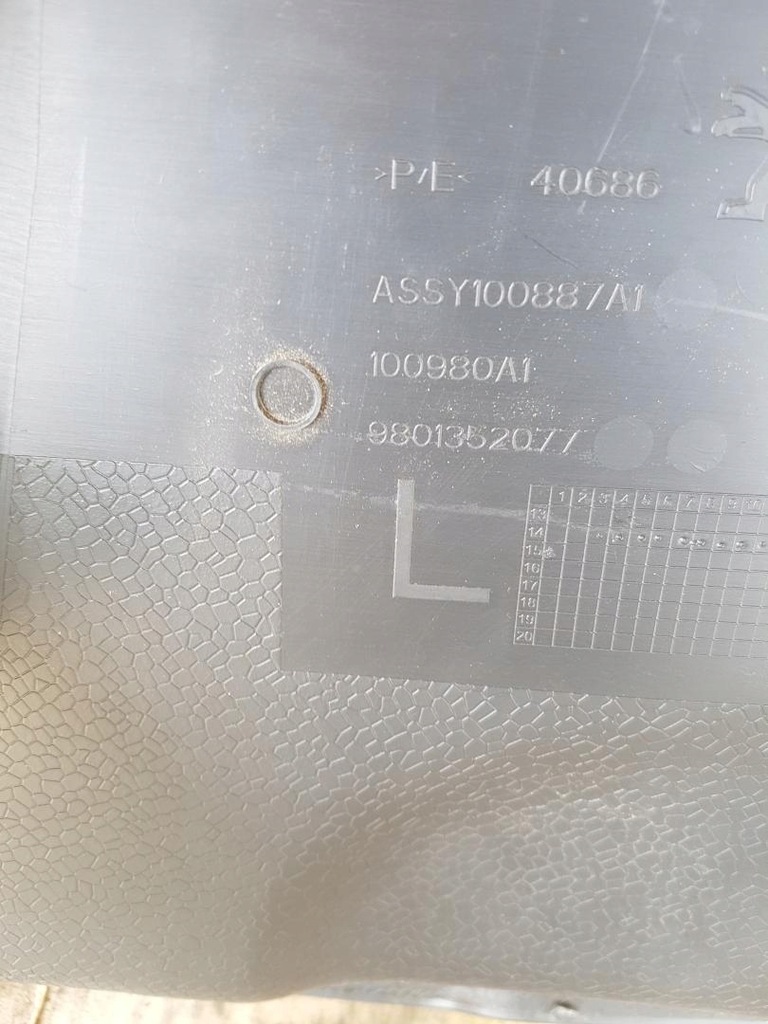 фото №5, Пластик захист стійка ліва c4 cactus 9801352077