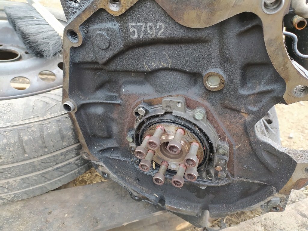 фото №8, Блок двигуна dół kompletny vw transporter t4 2.4 дизель aja