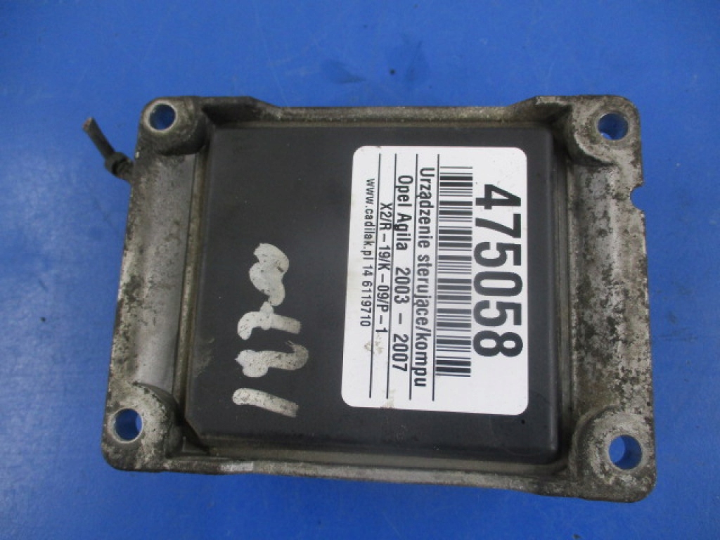 фото №5, Opel agila блок управления двигателя бортовой компьютер 24420621 z10xep bosch