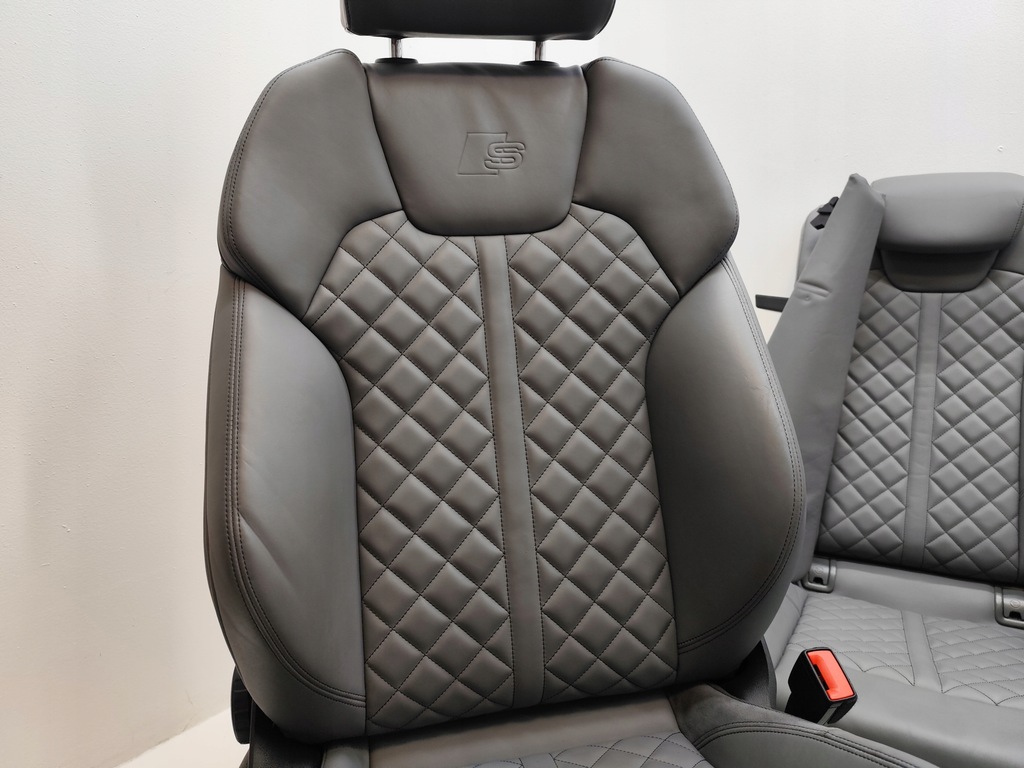 фото №8, Audi q5 80a s-line сидіння заднє сидіння комплект шкіра