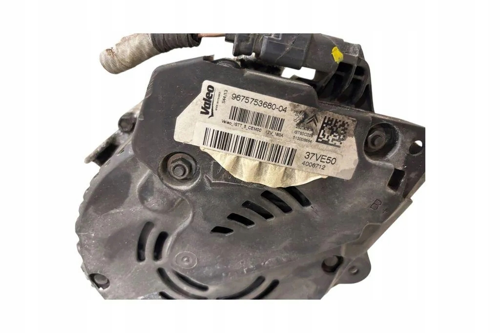 Генератор peugeot 508 9675753680 1.6l дизель 84kw 2012 Недорого