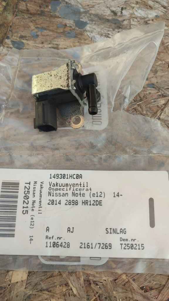 Купити 149301hc0a клапан вакуумний nissan