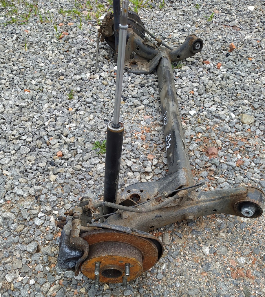 фото №3, Hyundai i10 ii 013- балка підвіска задня oś задня