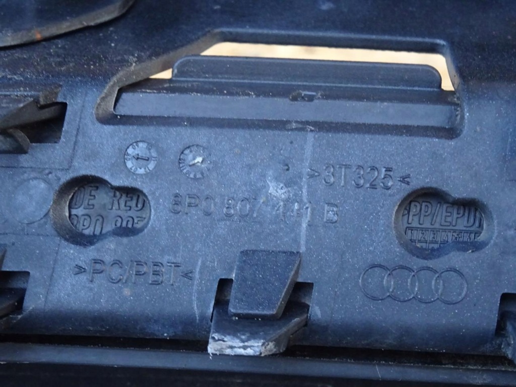 Audi a3 8p lift спойлер накладка диффузор бампера задняя s-line 8p0807521k Цена