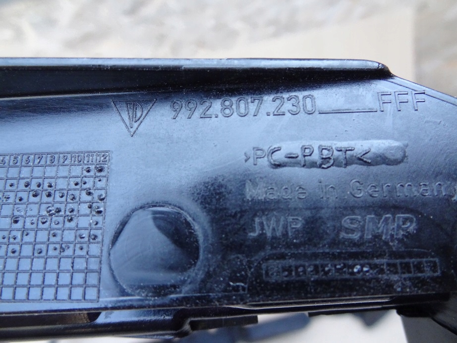 фото №7, Комплект ліва права повітропровід повітря решітка жалюзі porsche 911 992