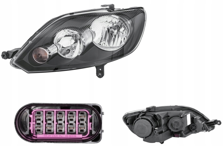 фото №1, Фара лампа левый vw golf vi plus 09- hella