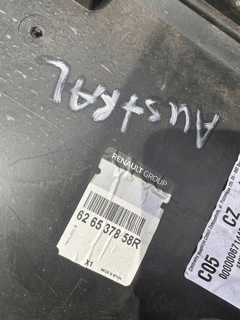 фото №3, Плита pod бампер захист renault austral 626537858r